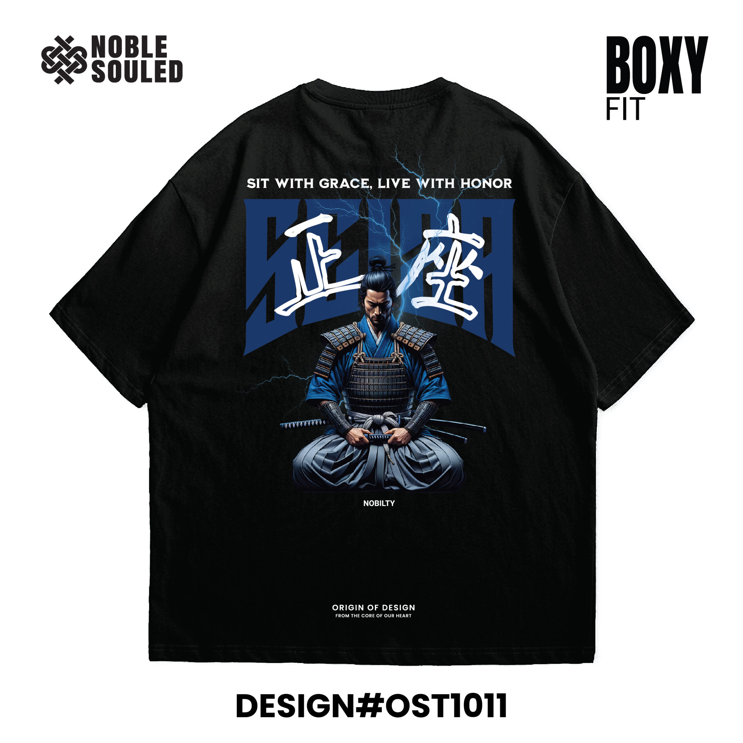 NOBLE SOULED – OVERSIZED T-SHIRT – DESIGN#OST1011