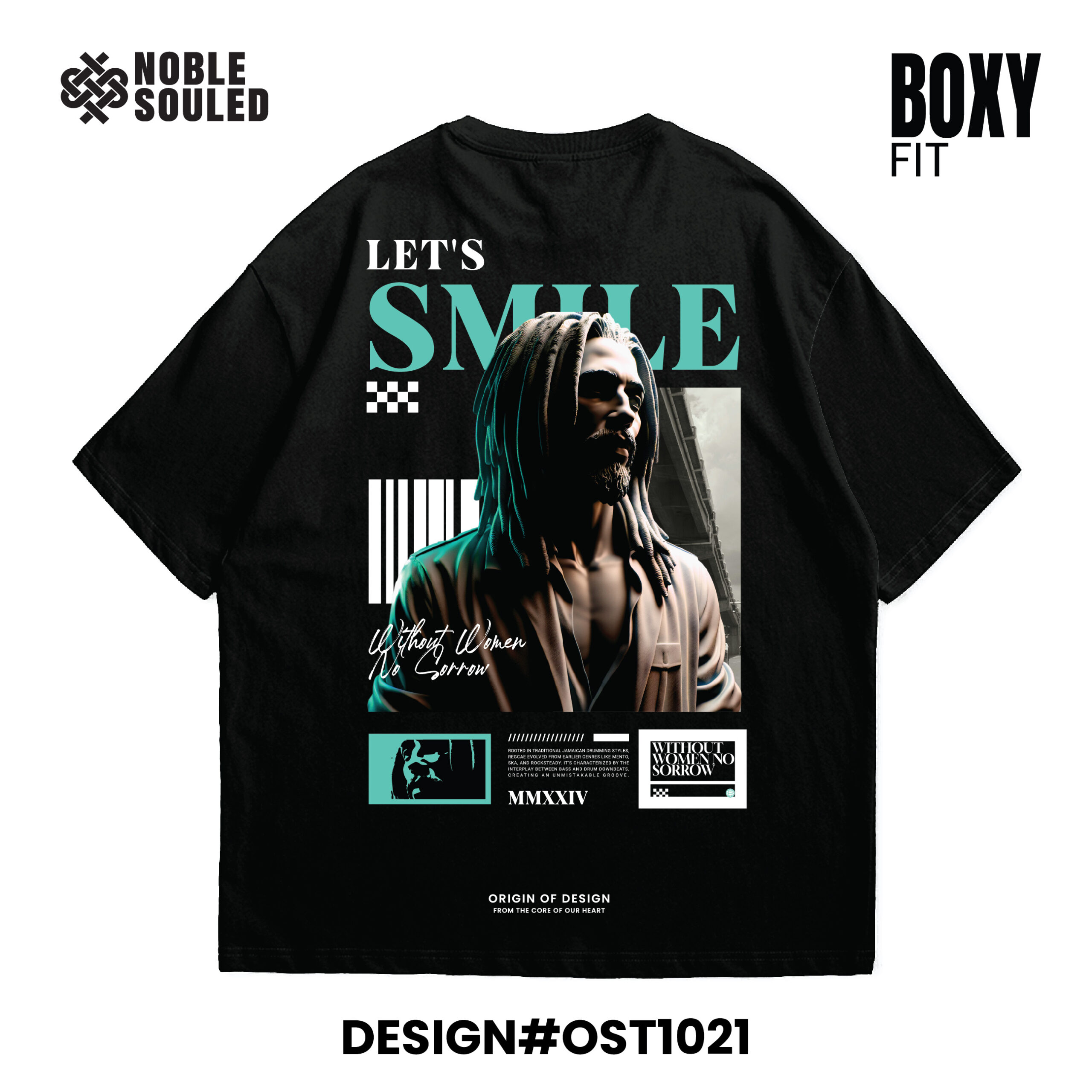 NOBLE SOULED – OVERSIZED T-SHIRT – DESIGN#OST1021