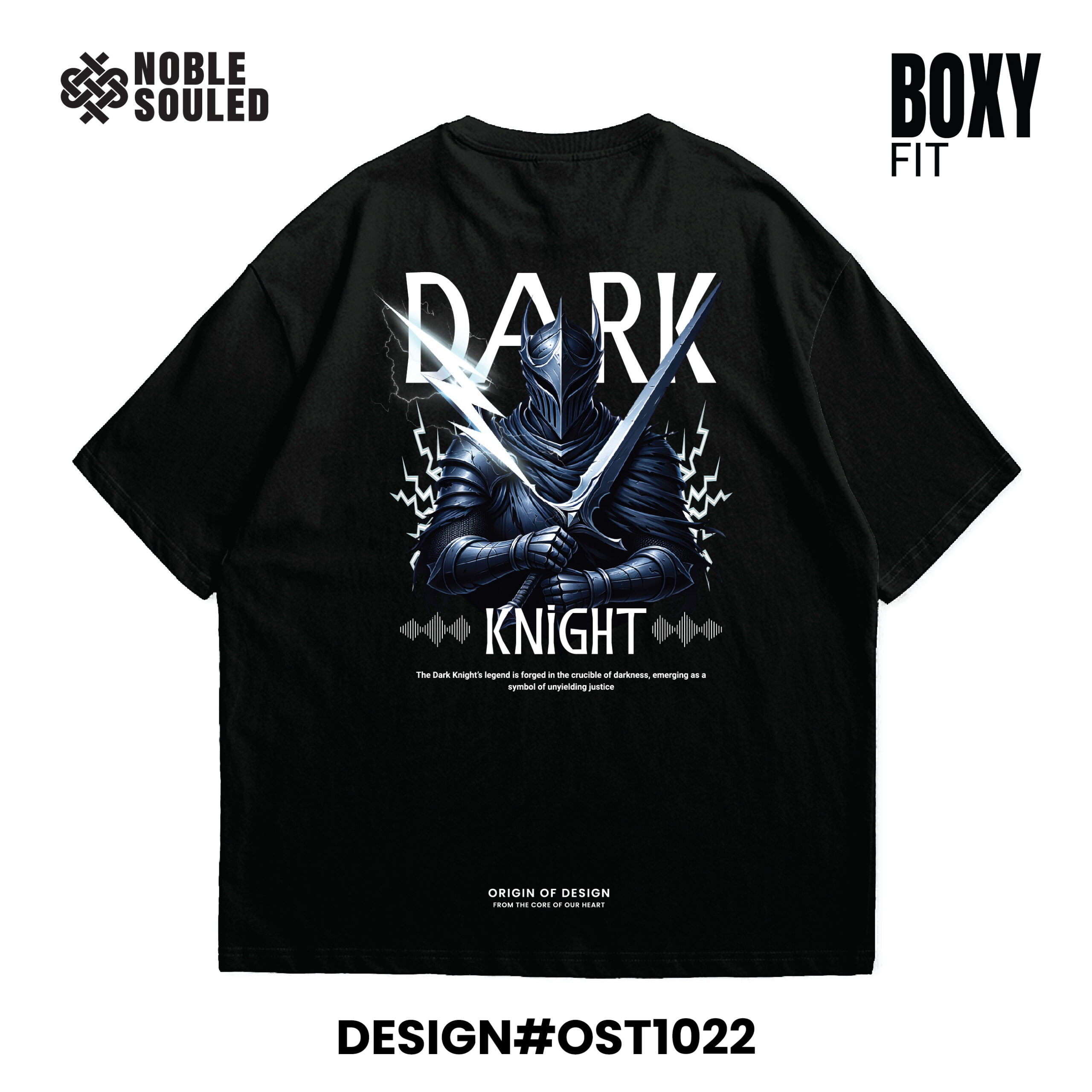 NOBLE SOULED – OVERSIZED T-SHIRT – DESIGN#OST1022