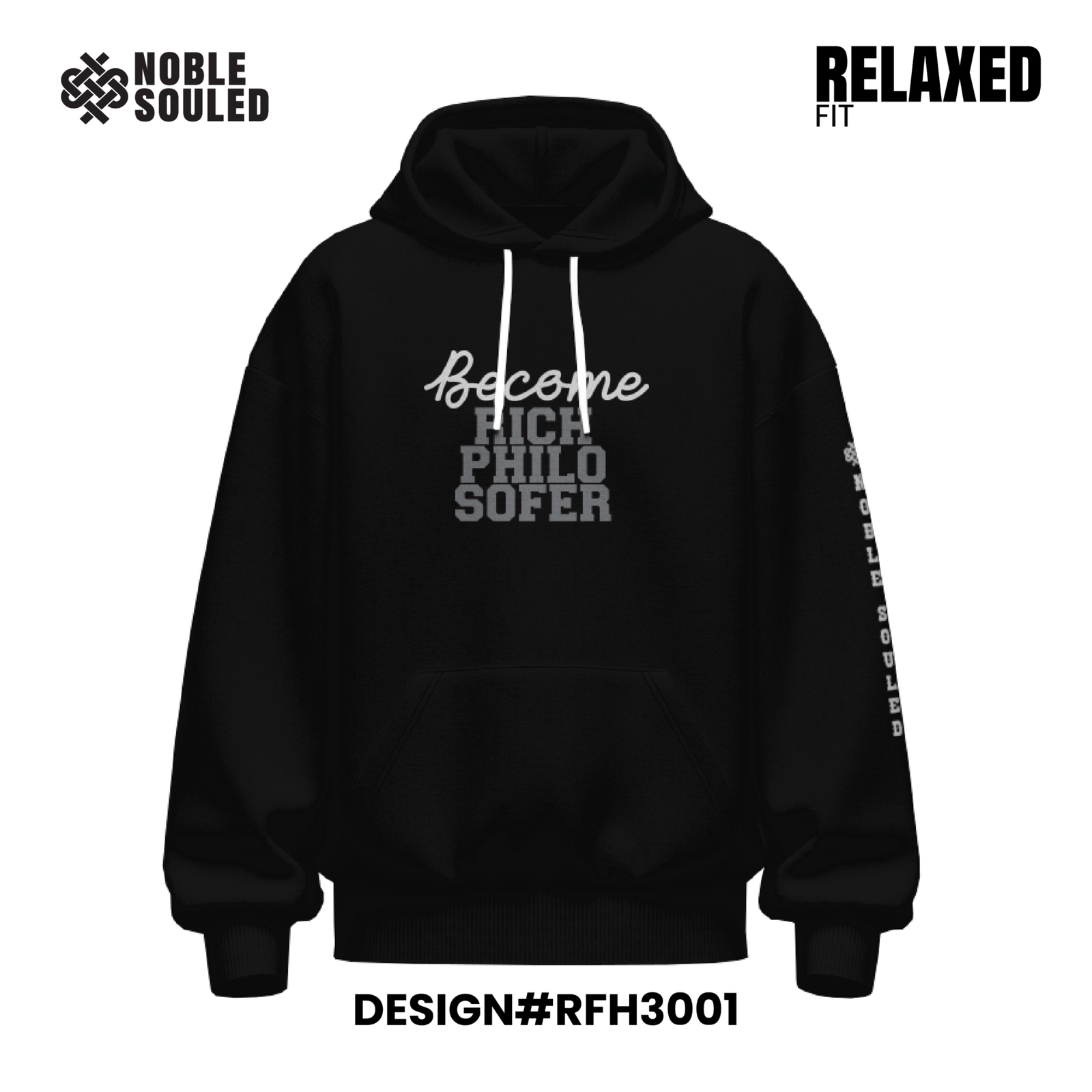 HU01 Noble Souled Signature Regular Fit Hoodie VIP DROP #HU01