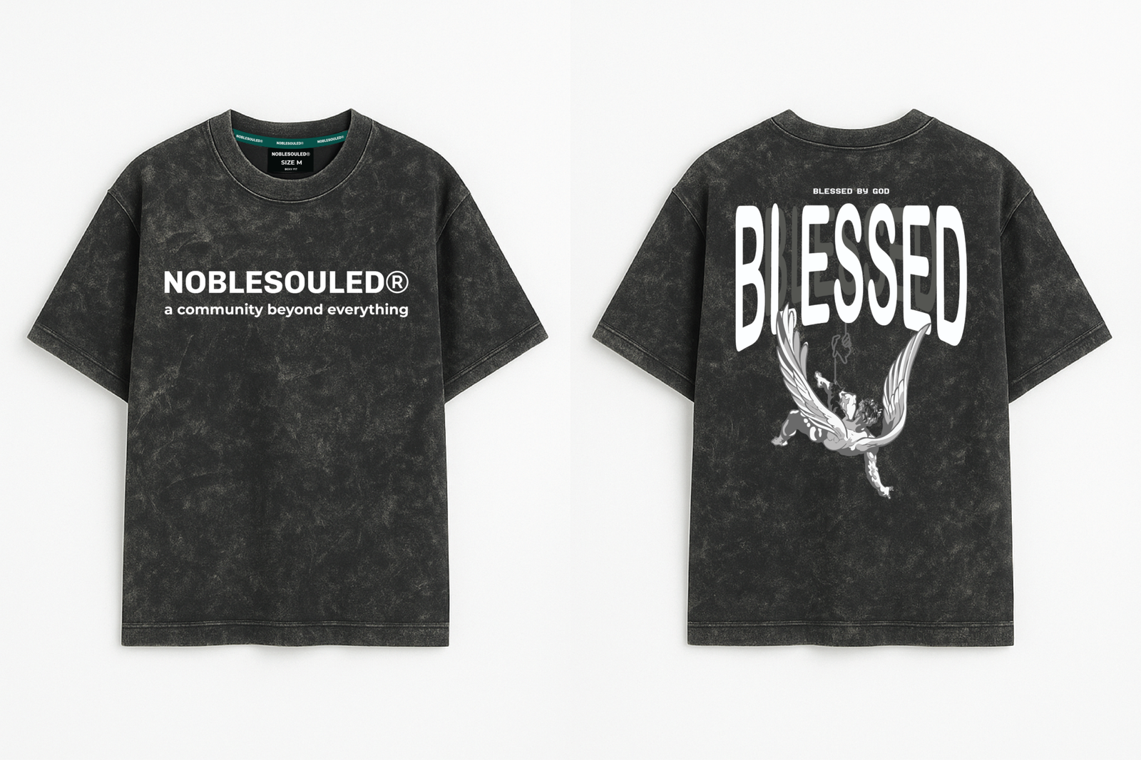 Noble Souled Signature Boxy Fit T-Shirt VIP DROP #NS14