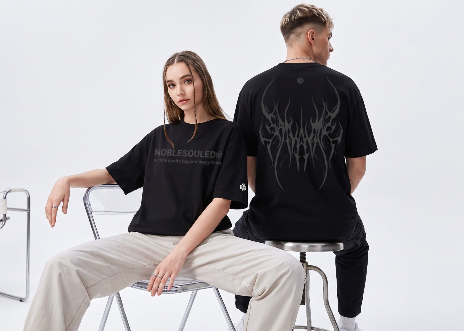 ns13 Noble Souled Signature Boxy Fit T-Shirt VIP DROP #NS13