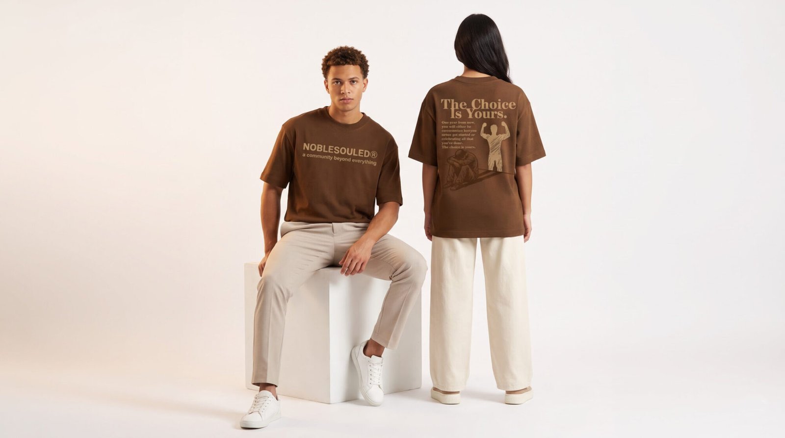 Noble Souled Signature Boxy Fit T-Shirt VIP DROP #NS15