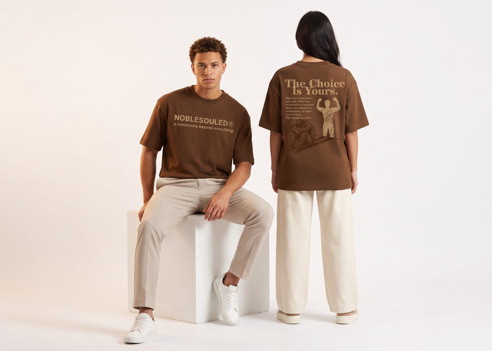 Noble Souled Signature Boxy Fit T-Shirt VIP DROP #NS15