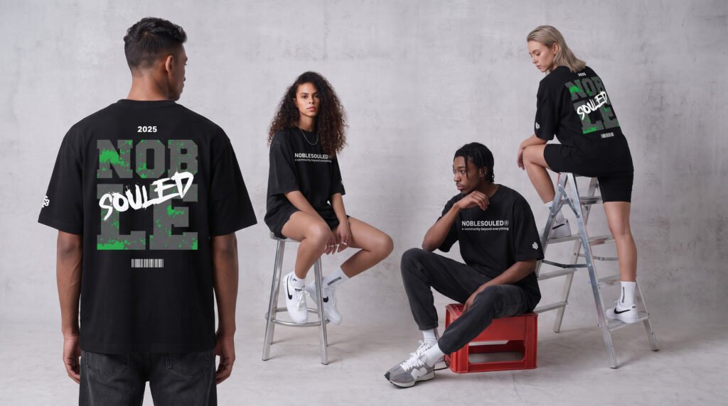 Noble Souled Signature Boxy Fit T-Shirt VIP DROP #NS05