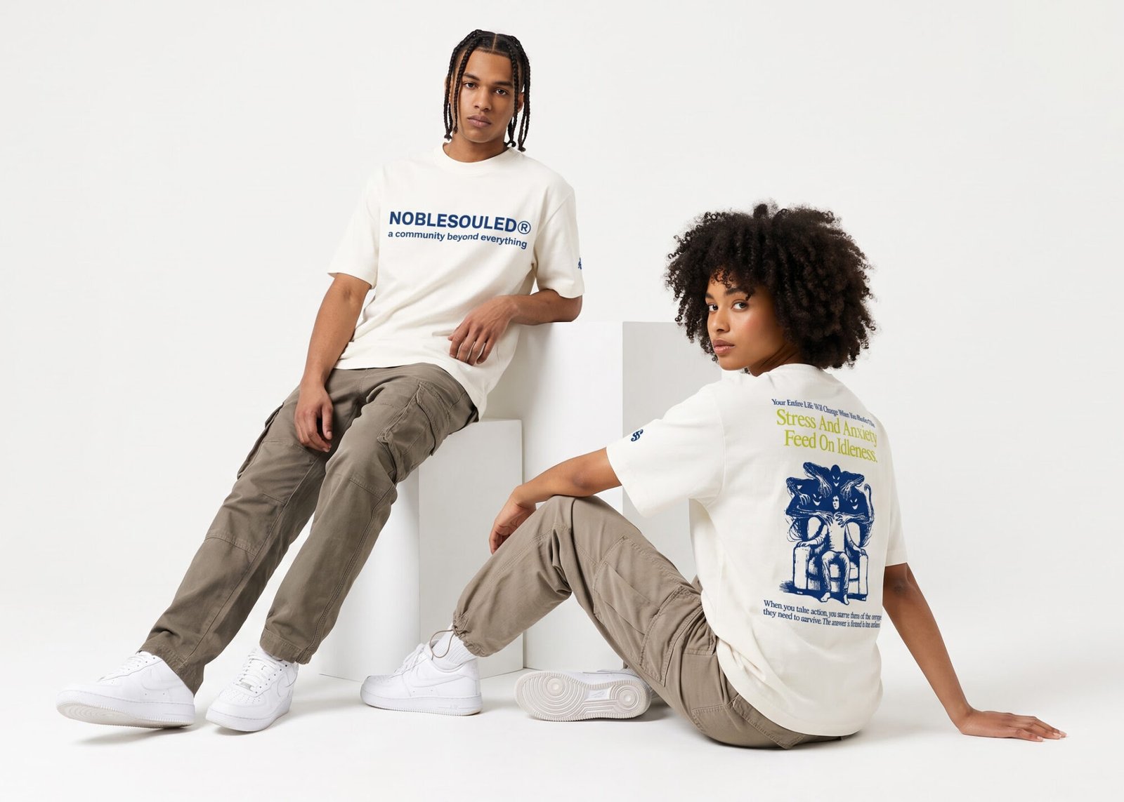 Noble Souled Signature Boxy Fit T-Shirt VIP DROP #NS08